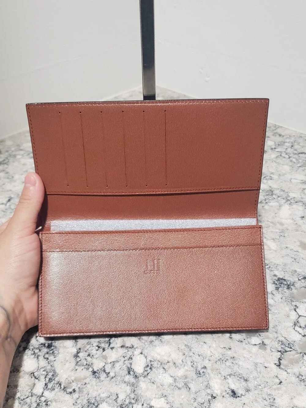 Dunhill Brown Leather Wallet